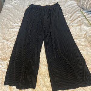 Elegant Black Wide Leg Pants